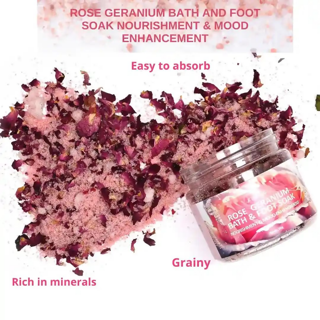 The Wellness Shop Rose Geranium Bath and Foot Soak | Grocsy