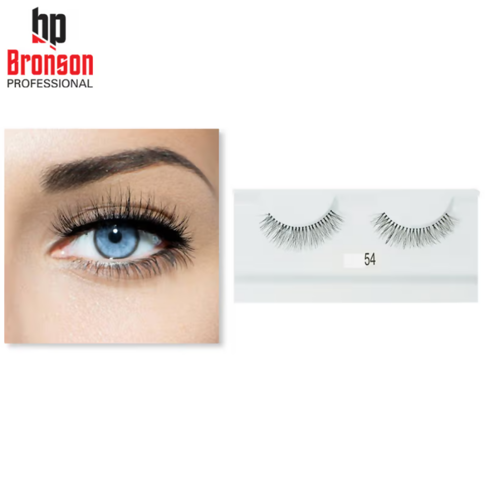Bronson Professional Synthetic Hair and Lightweight Long Natural Look False Eyelashes - 54 | Grocsy