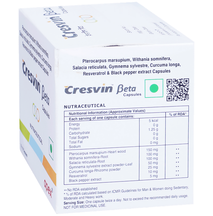 Apex Cresvin Beta Capsules | Grocsy