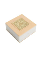 Golden Peacock White 24 CT Gold Polished Ram Darbar Prayer Box | Grocsy