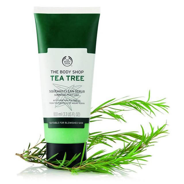The Body Shop Tea Tree Squeaky-Clean Scrub | Grocsy