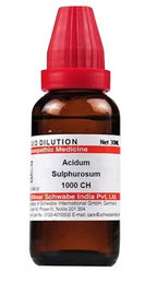 Dr. Willmar Schwabe India Acidum Sulphurosum Dilution | Grocsy
