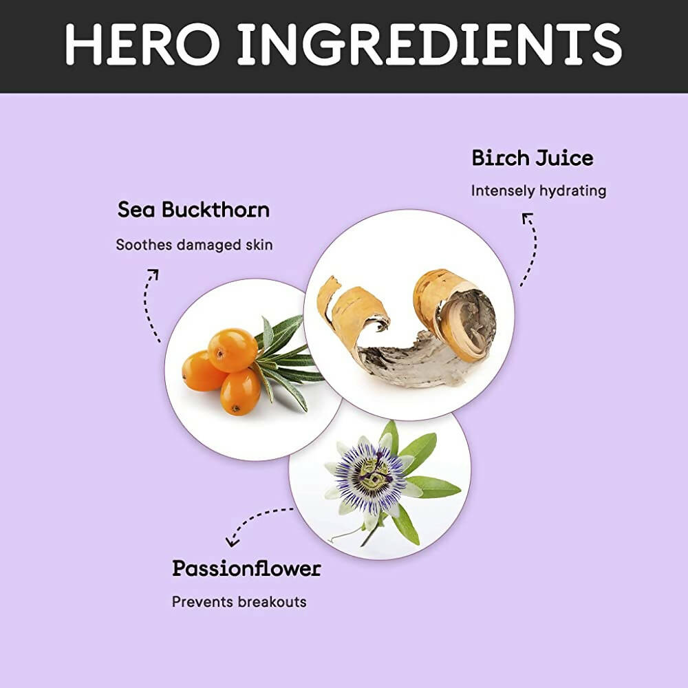 Quench Botanics Birch Please Intense Glow Gel Mask With with Licorice, Cherry Blossom, Grapefruit - Korean Skincare | Grocsy