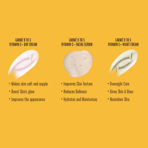 Lakme 9to5 Vitamin C+ Skin Care Value Set | Grocsy