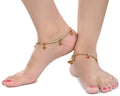Joban Fashion Golden Copper Anklet For Girl | Grocsy