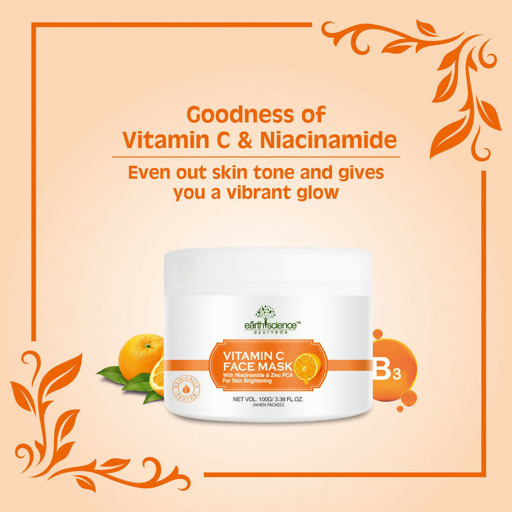Earth Science Ayurveda Vitamin C Face Mask | Grocsy
