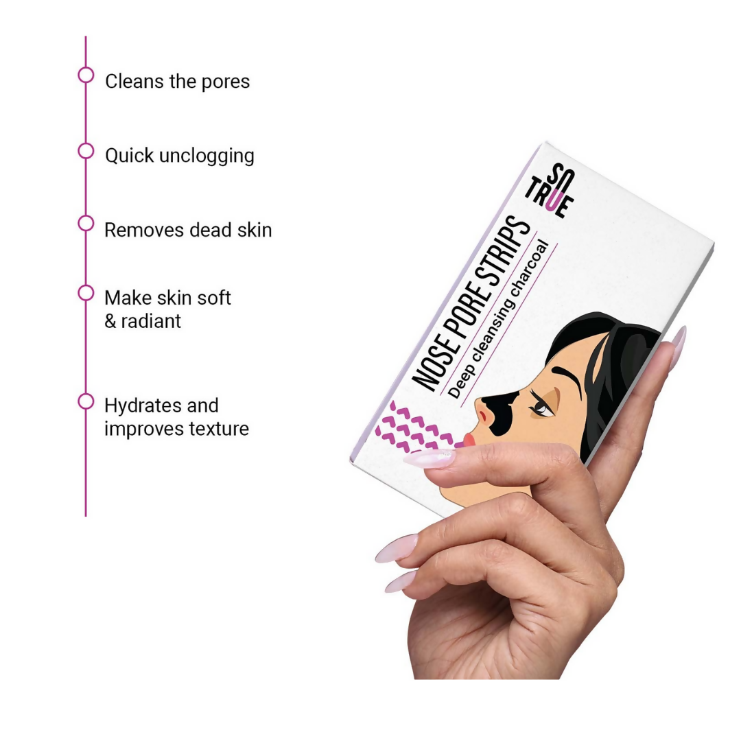 Sotrue Charcoal Nose Pore Deep Cleansing Strips | Grocsy