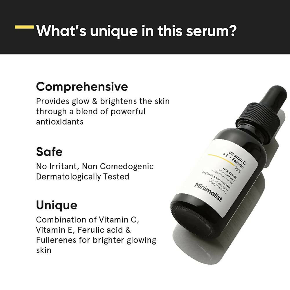 Minimalist 16% Vitamin C Face Serum (Advanced) | Grocsy
