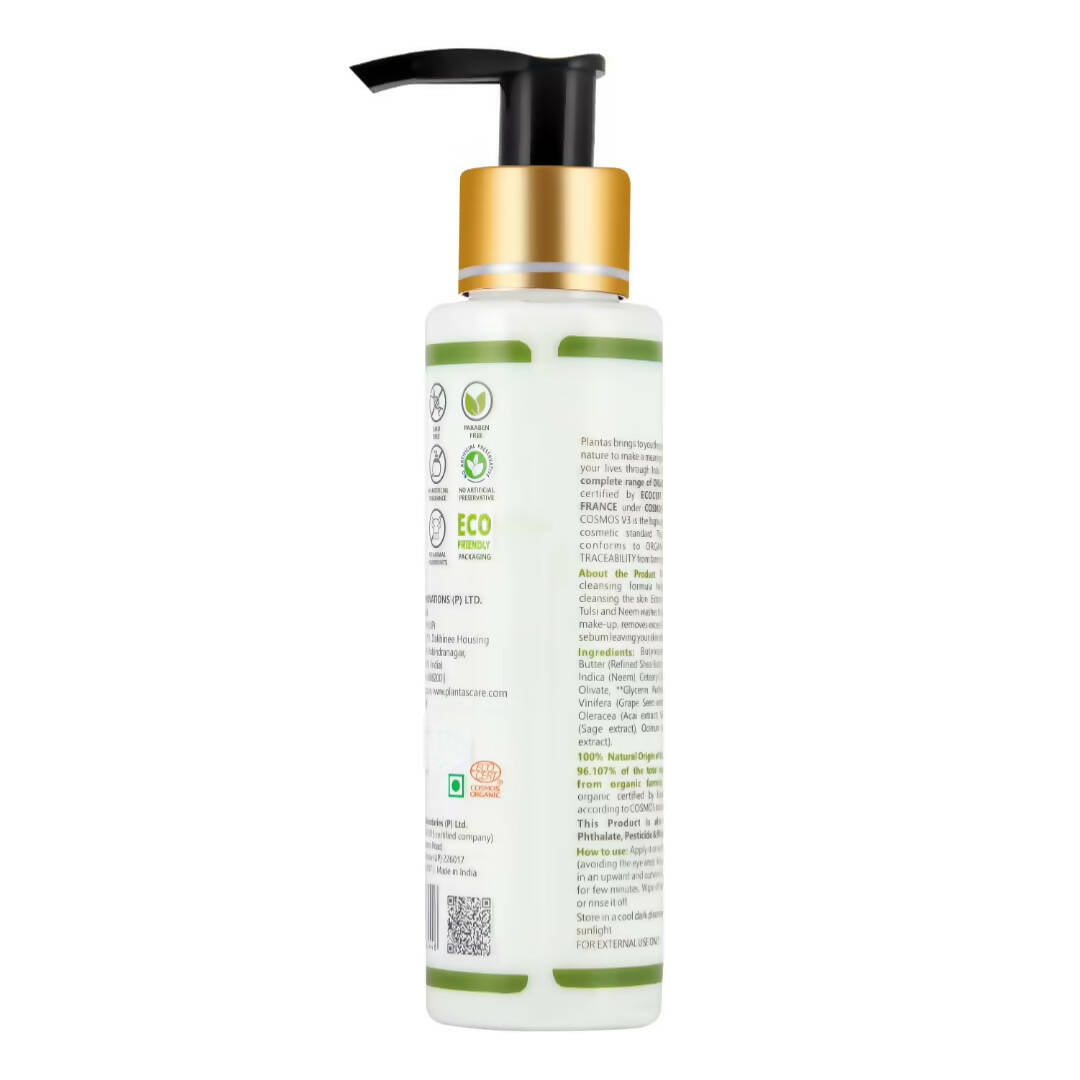 Plantas Purifying & Acne Control Organic Cleansing Milk | Grocsy