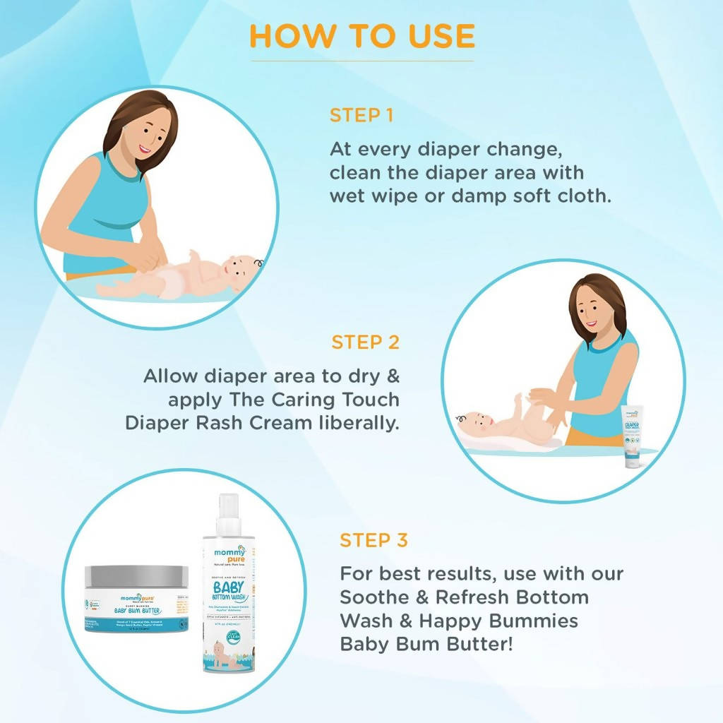 Mommypure The Caring Touch Diaper Rash Cream | Grocsy