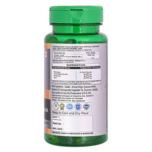 Cipzer Flaxseed Softgel Capsules | Grocsy