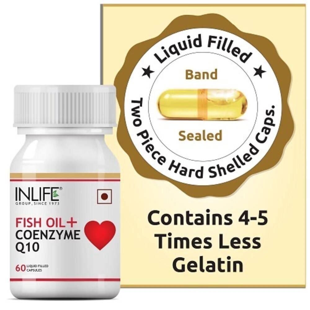Inlife Fish Oil With Coenzyme Q10 Capsules | Grocsy