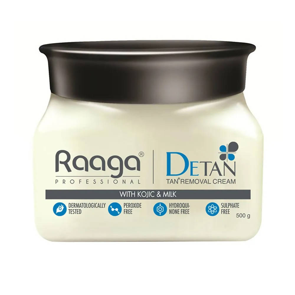 Raaga Professional De Tan Removal Cream With Kojic & Milk | Grocsy