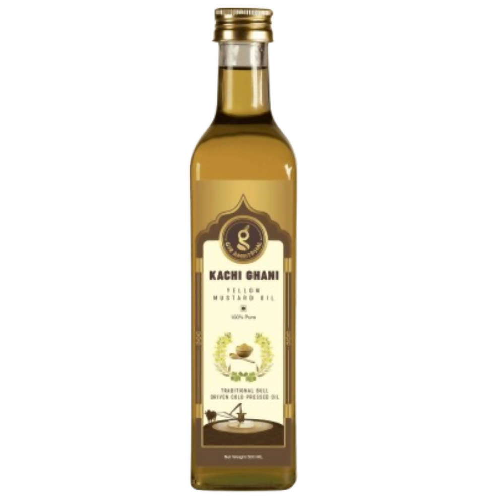 Giramritphal Kachi Ghani Cold Pressed Yellow Mustard Oil | Grocsy