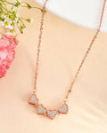 VOJ Women Gold Color stainless steel Necklace and Chains | Grocsy