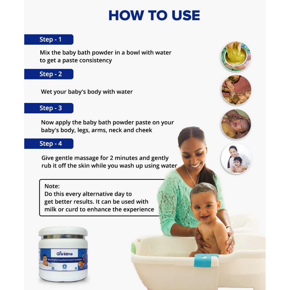 By Grandma Homemade Herbal Baby Bath Powder | Grocsy