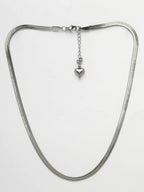 NVR Women's Set of 2 Silver & Gold Rhodium-Plated Minimal Chain | Grocsy