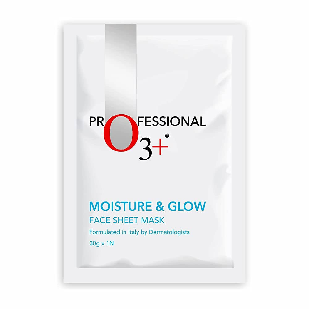 Professional O3+ Moisture & Glow Face Sheet Mask | Grocsy