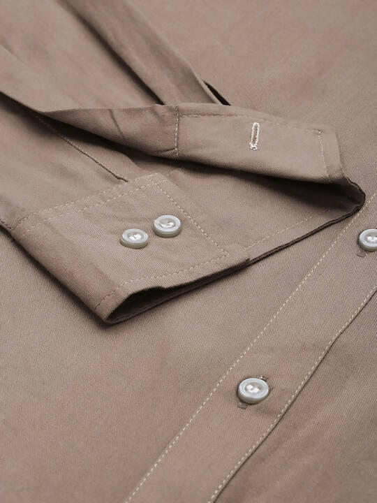 Grey Men Rayon Classic Opaque Casual Shirt - Mahotsav | Grocsy