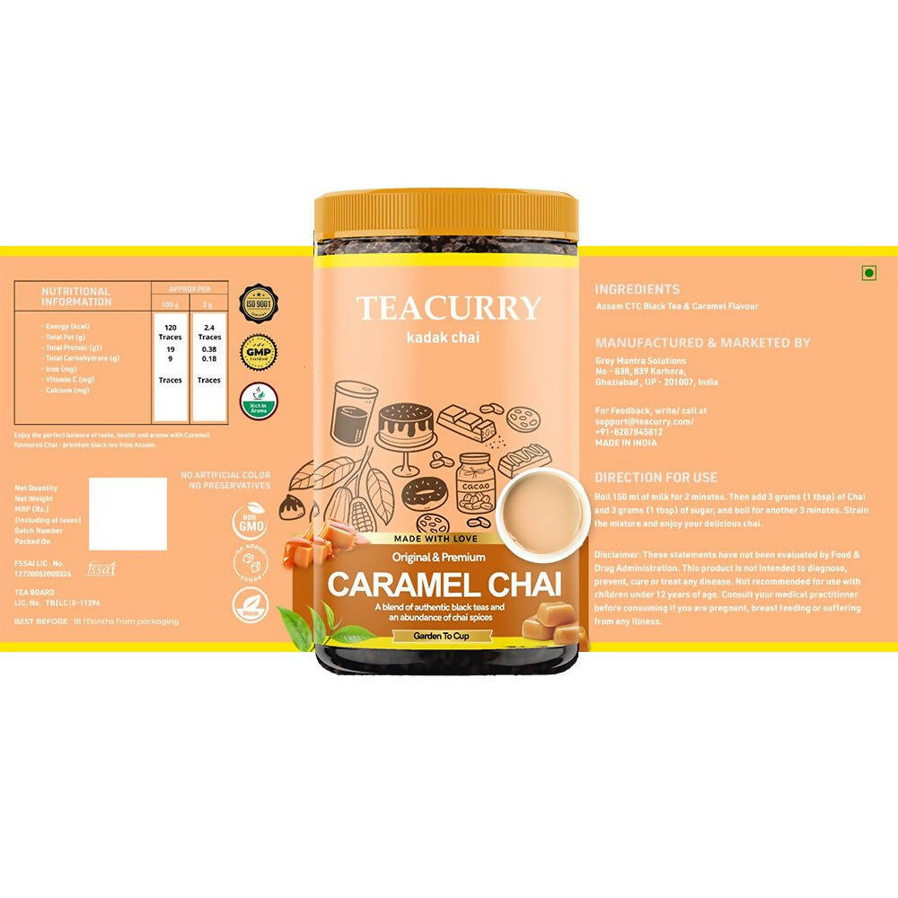 Teacurry Caramel Tea Powder | Grocsy