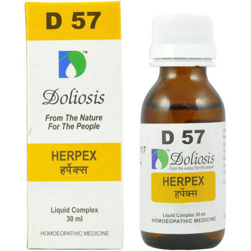 Doliosis Homeopathy D57 Herpex Drops | Grocsy