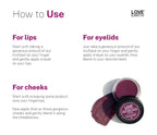 Love Earth Lip Tint & Cheek Tint Multipot - Pink From Inside | Grocsy