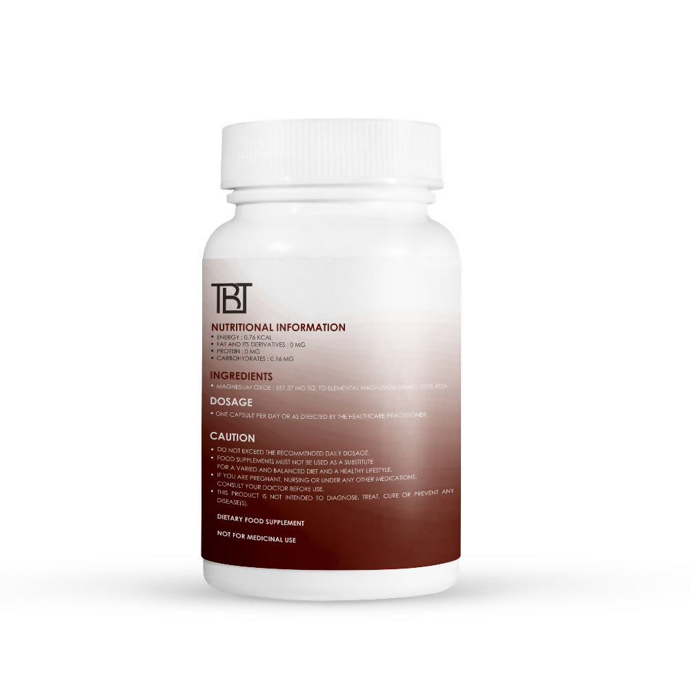 The Body Temple Magnesium Oxide 340mg Capsules | Grocsy