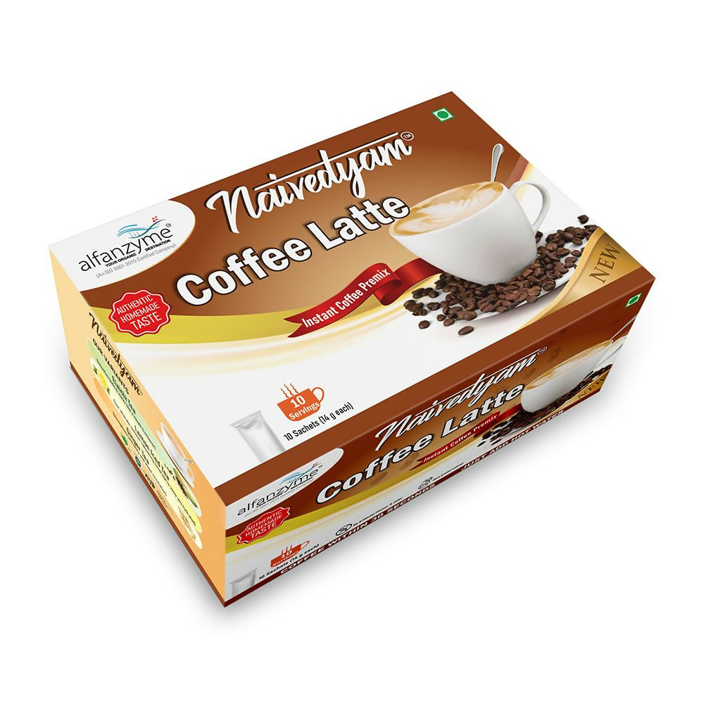 Naivedyam Instant Coffee Latte Premix Powder Sachets | Grocsy