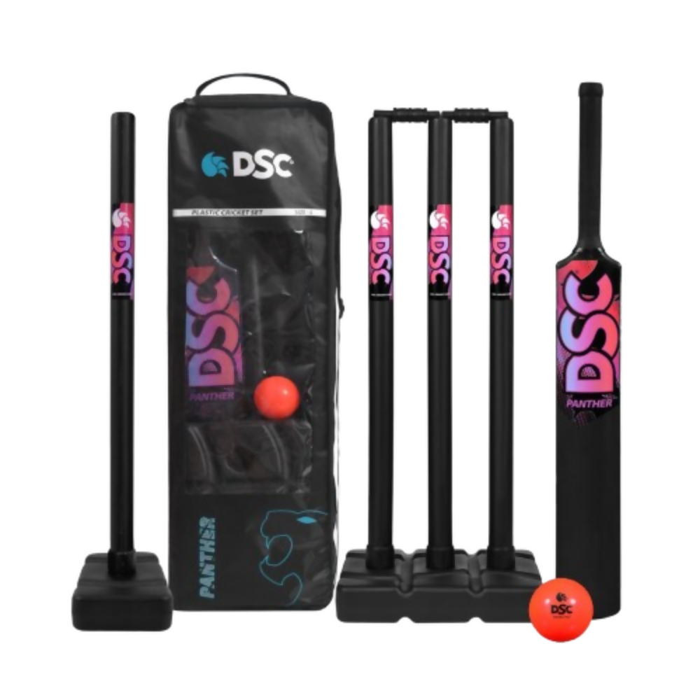 DSC Panther Plastic Cricket Set - 6 | Grocsy