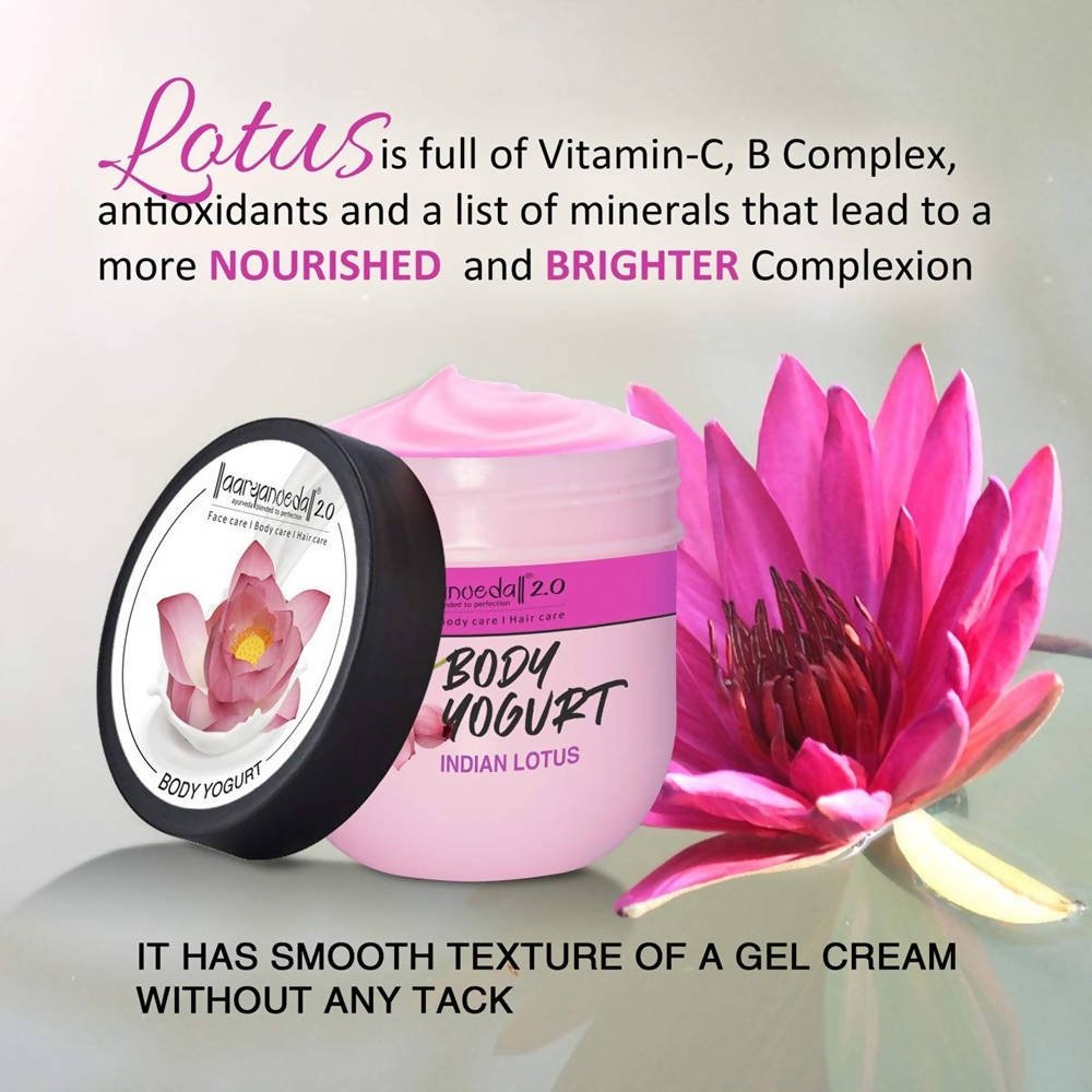 Aaryanveda Body Yogurt - Indian Lotus | Grocsy