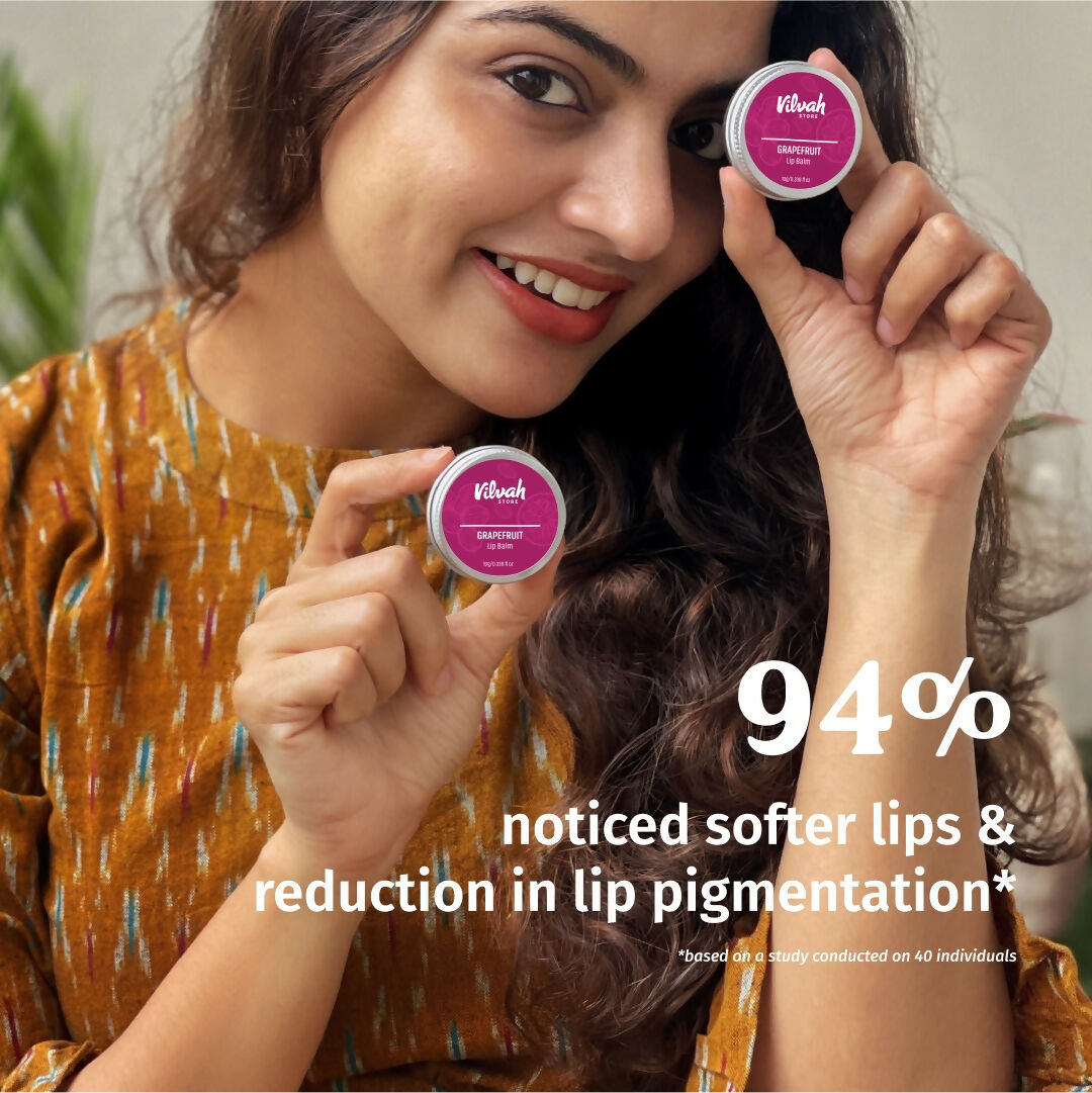Vilvah Store Lip Balm - Grapefruit | Grocsy
