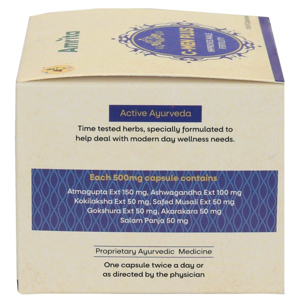 Amrita C- Men Plus Capsules | Grocsy