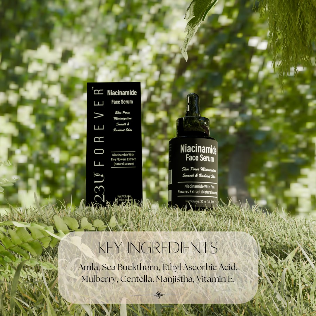 23U Forever Niacinamide Face Serum Glow Without The Grease | Grocsy