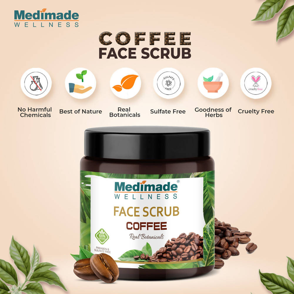 Medimade Wellness Coffee Face Scrub | Grocsy