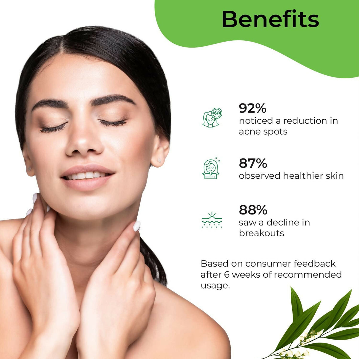Pilgrim Tea Tree & 10% Niacinamide Blemish-Remover Serum with Zinc PCA For Acne Prone Skin | Grocsy