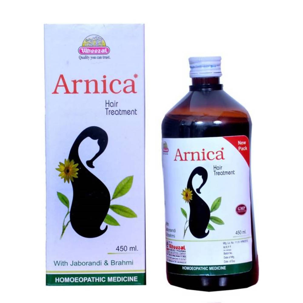 Wheezal Arnica hair Treatment with Jaborandi & Brahmi | Grocsy