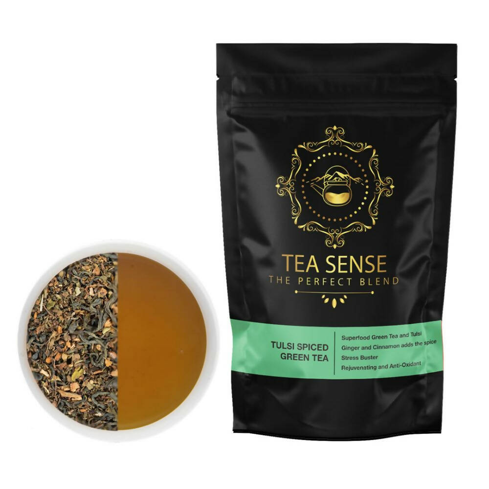 Tea Sense Tulsi Spiced Green Tea | Grocsy