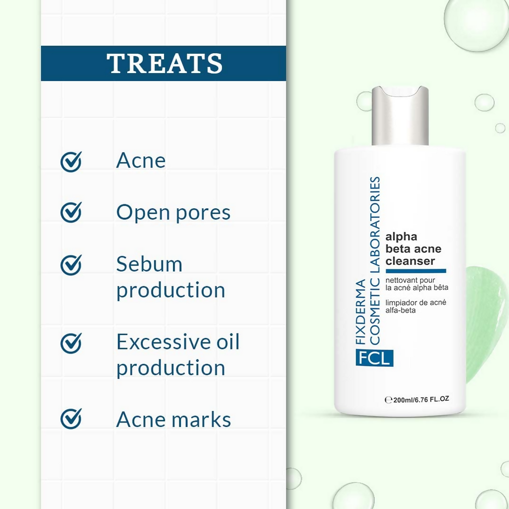 FCL Alpha Beta Acne Cleanser | Grocsy