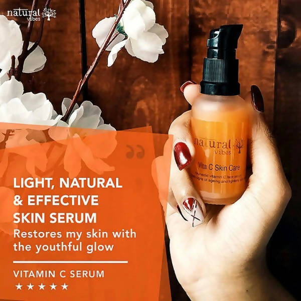 Natural Vibes Ayurvedic Vitamin C Skin Care Serum | Grocsy