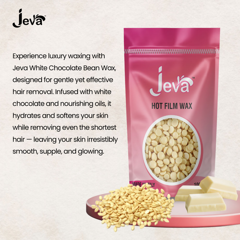 Jeva Hot Film Wax Natural Stripless Hard Wax Beads | Grocsy