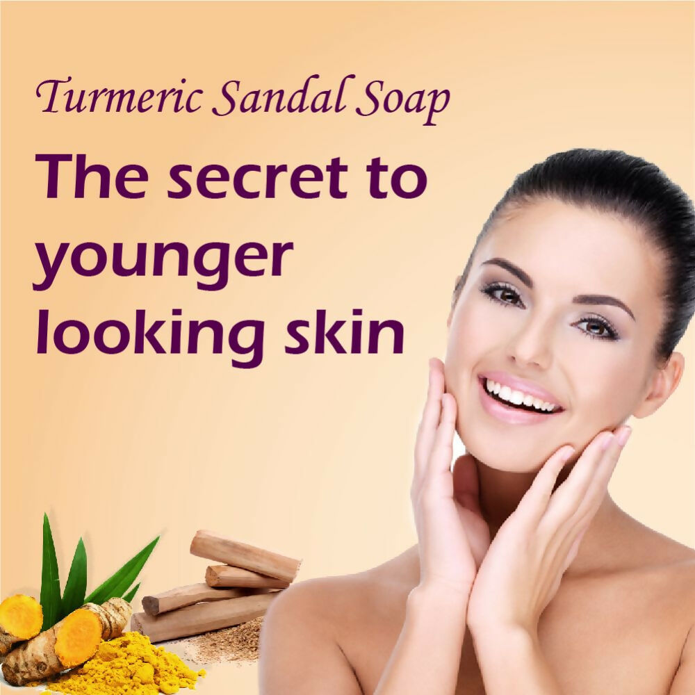Prakriti Herbal Soap Turmeric and Sandal | Grocsy