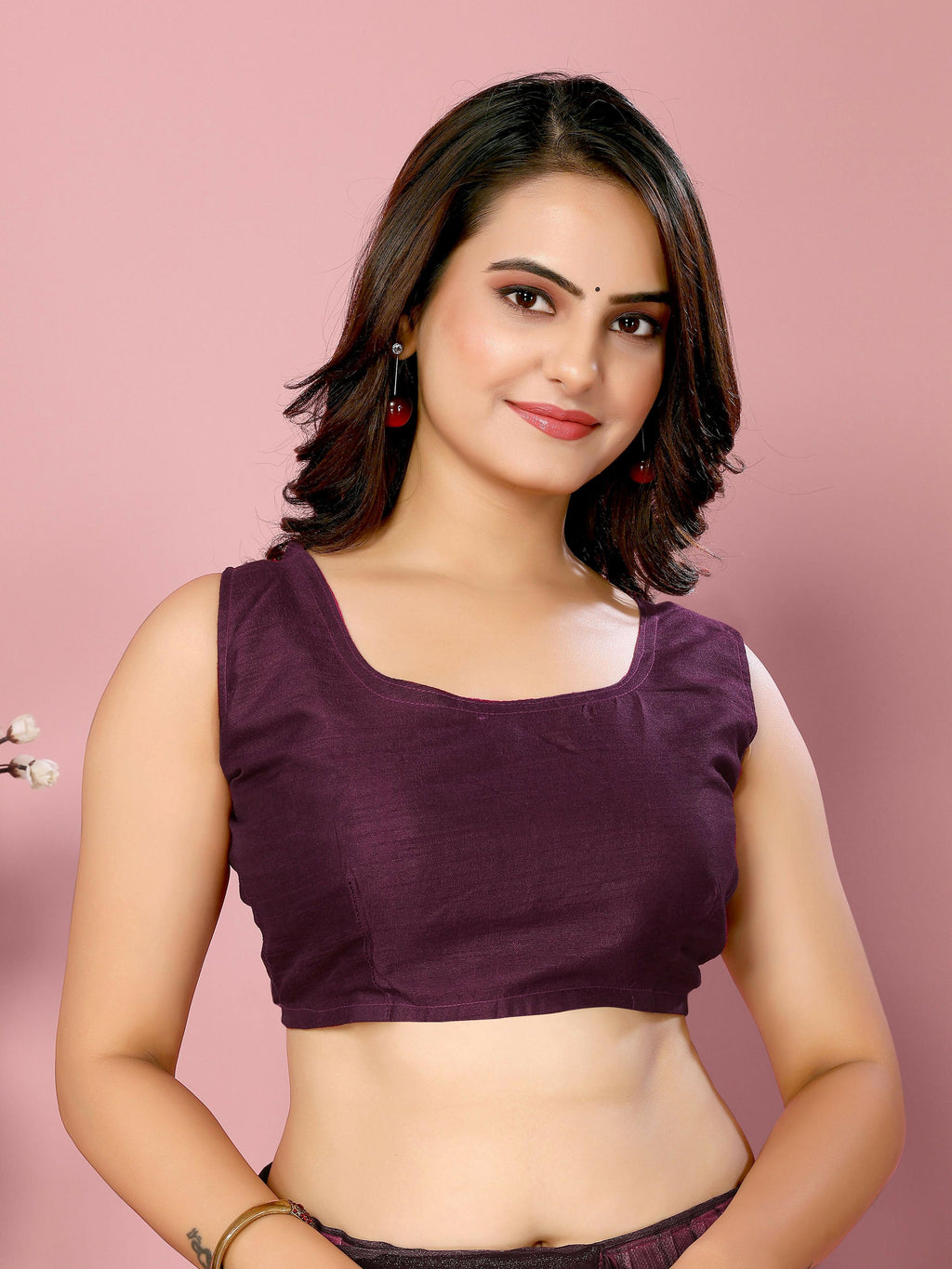 Attractive These Party Wear Ready To Wear Saree - Pink | Grocsy