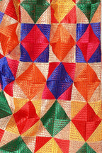Joban Fashion Multi Color Cotton Embroidery Work Phulkari Dupatta | Grocsy