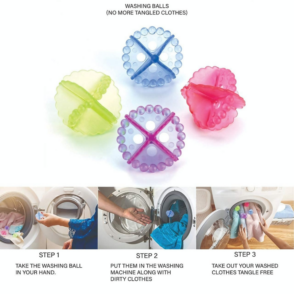 Success Stationery 12-Pack Reusable Washing Balls for Washing Machine | Grocsy