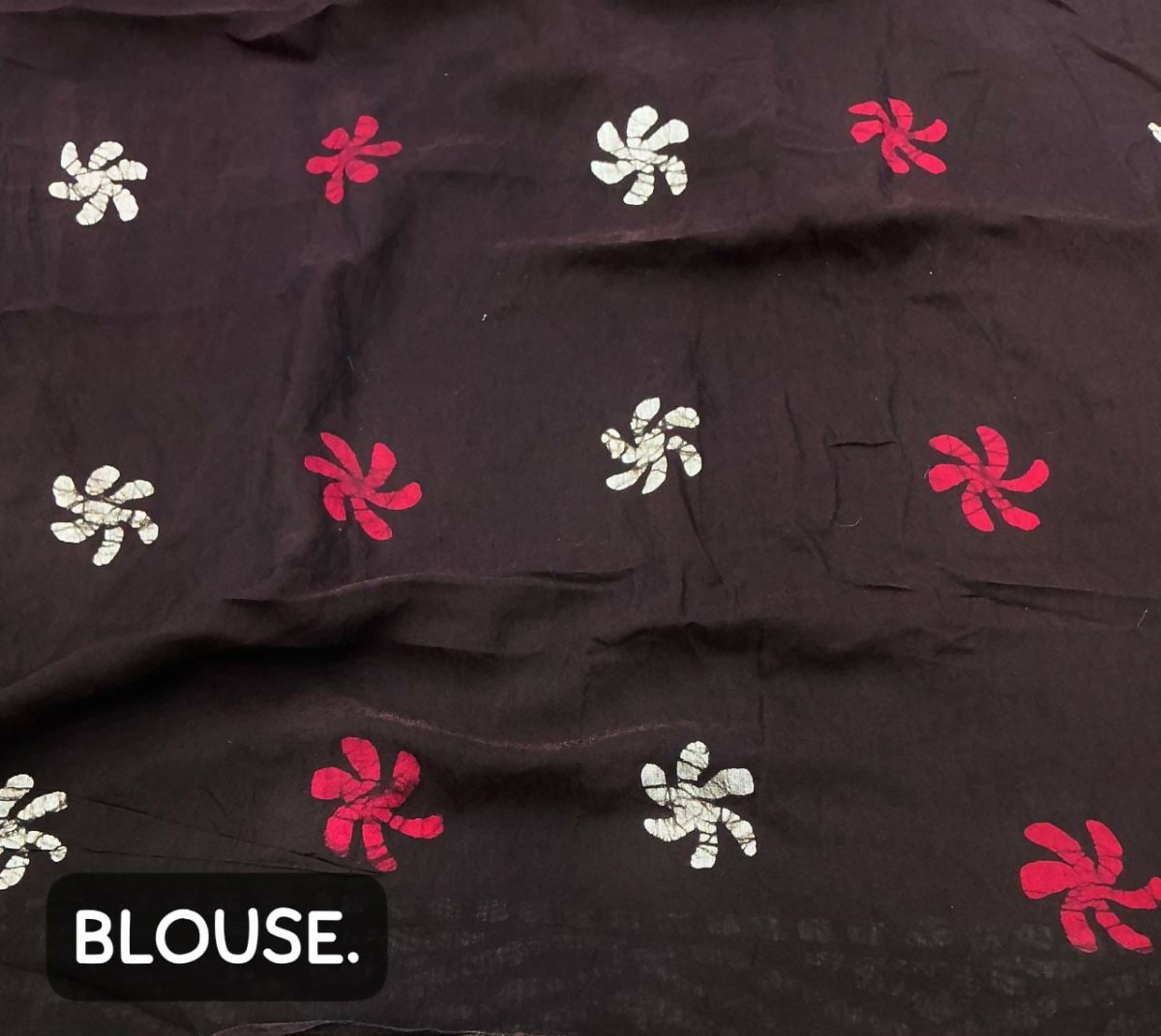 Arfa Fashion House Mustered Combination Pure Chanderi Cotton Batik Printed Saree | Grocsy
