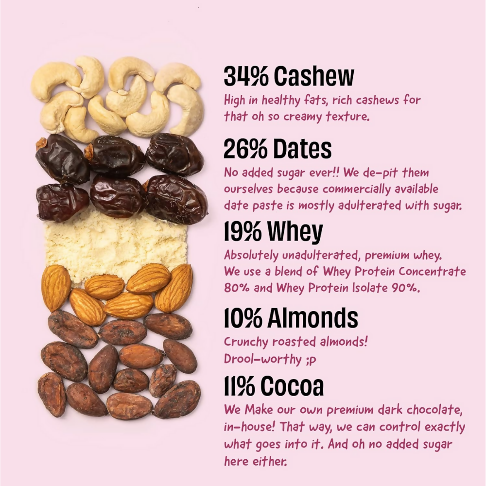 The Whole Truth High Protein Double Cocoa Protein Bar | Grocsy