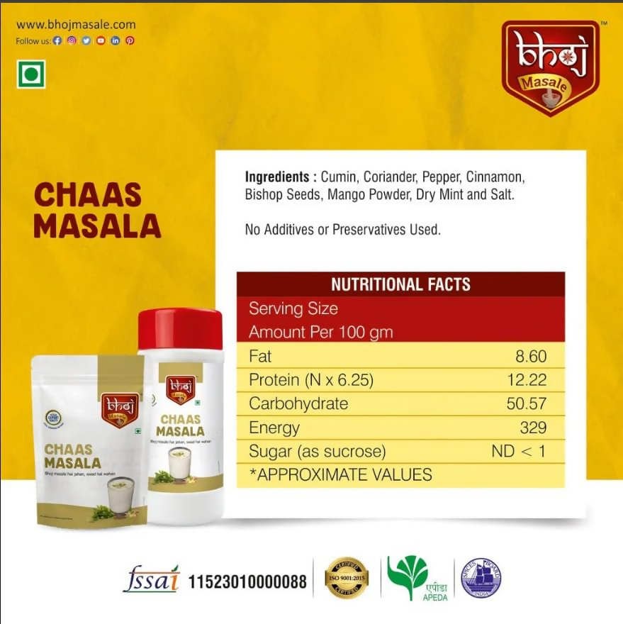 Bhoj Masale Chaas Masala | Grocsy
