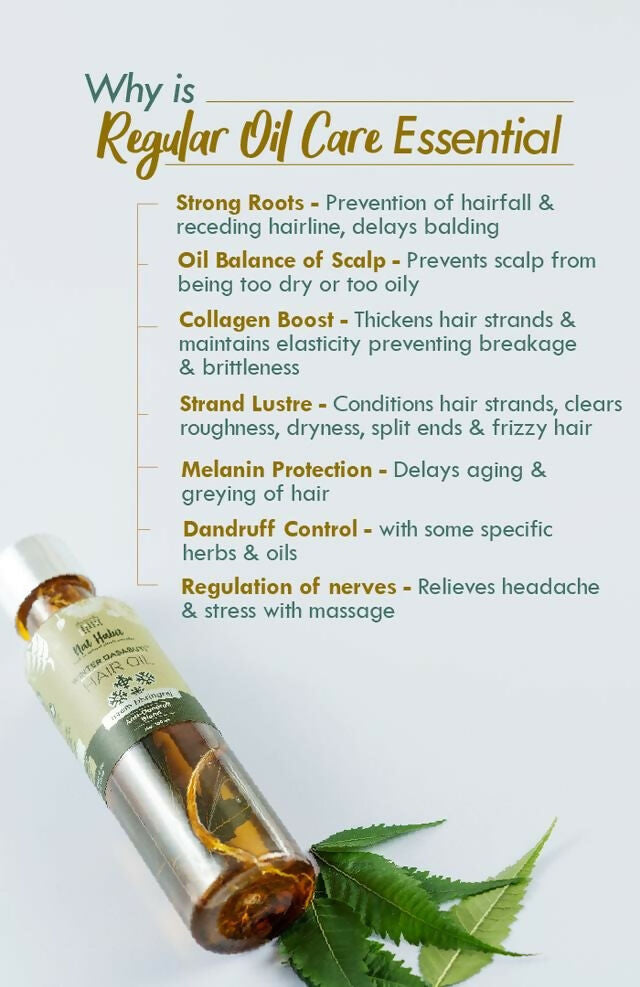 Nat Habit Neem Bhringraj Winter Hair Oil | Grocsy