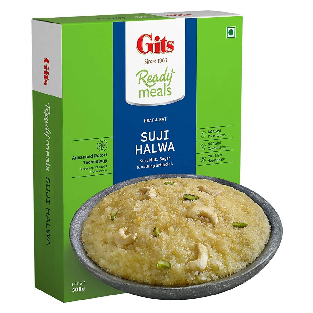 Gits Ready Meals Heat & Eat Suji Halwa | Grocsy