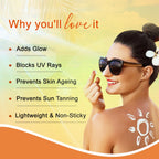 Globus Naturals Vitamin C Sunscreen Cream with Goodness of Coconut & Papaya For Sun Protection All Skin Types | Grocsy